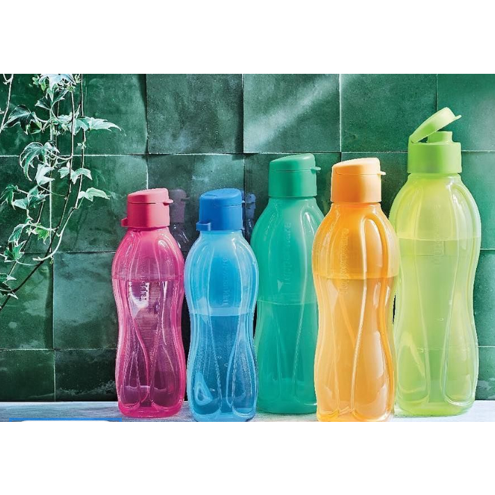 Garrafa Tupperware De Agua Eco Tupper 310ml /500ml - Freezer 1L - Copo Ilúmina com Bico - Quick Shake - Copo Colors