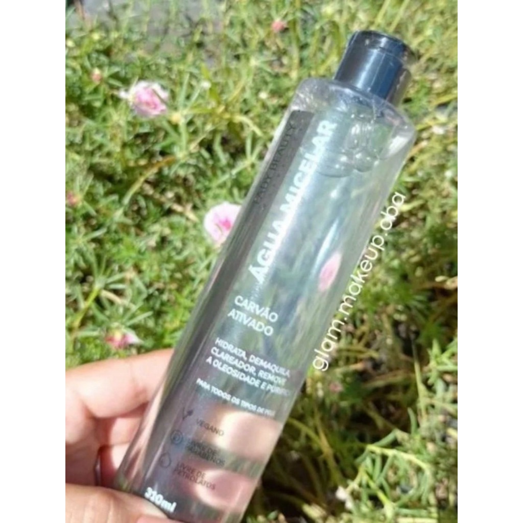 AGUA MICELAR CARVAO ATIVADO - LADY BEAUTY COSMETICS