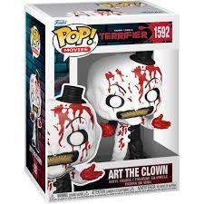 FUNKO POP TERRIFIER ART THE CLOWN BLOODY 1592 NOVO ORIGINAL