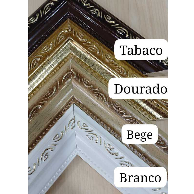 Moldura Trabalhada Com Acrilico Nas Medidas 50x70 50x80 60x80 E 60x90 PARA PAREDE