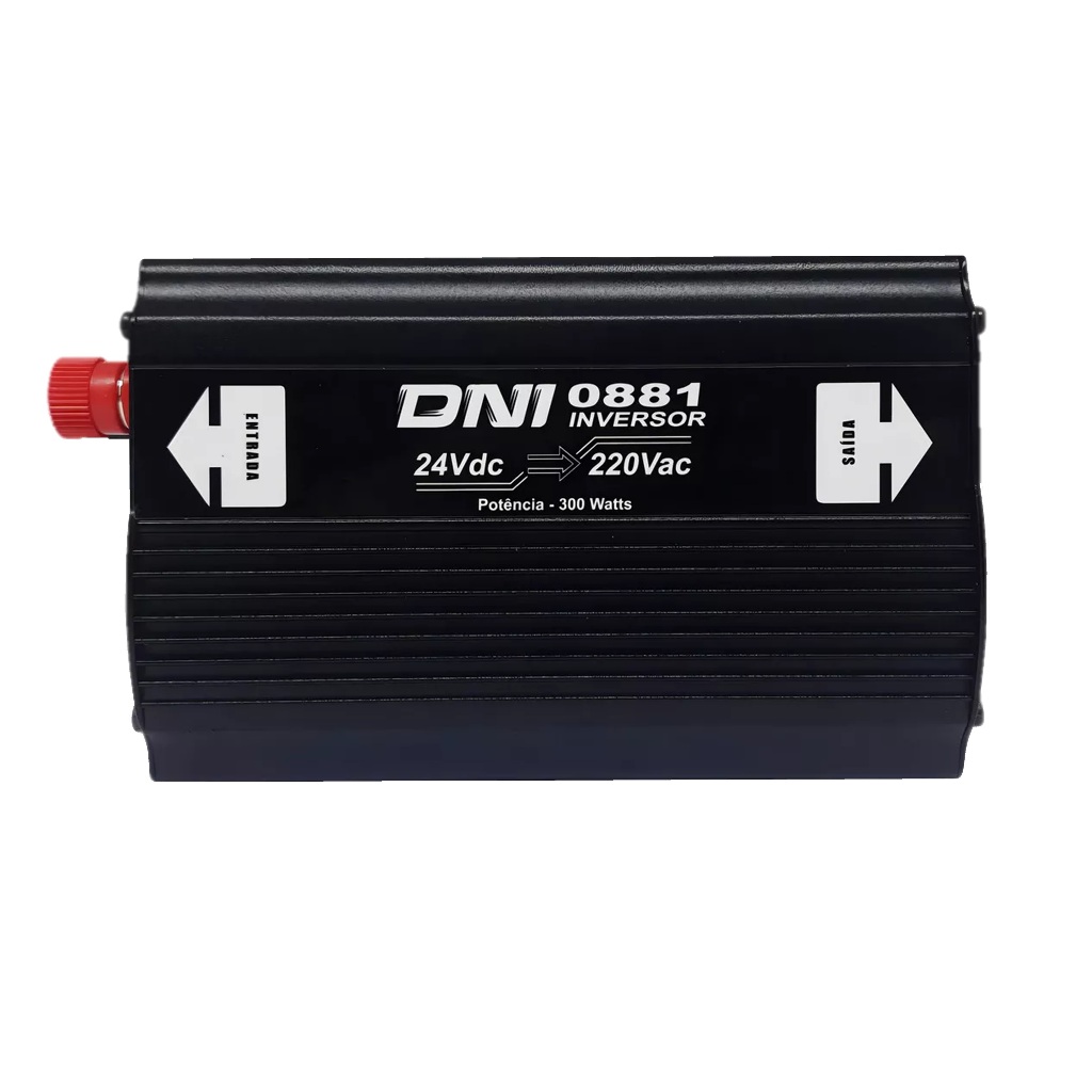 Inversor de tensão Entrada 24vdc Saída 220vac 300w Dni0881