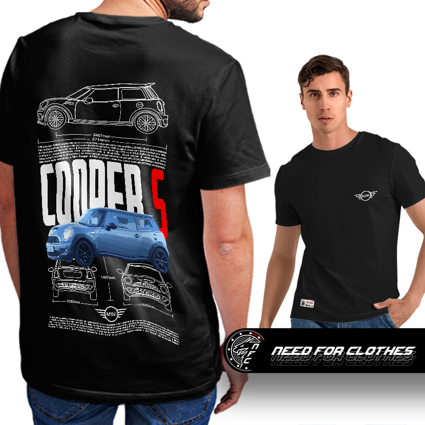 Camiseta Mini Cooper S, Hot Hatch, Turbo, Esportivo Compacto