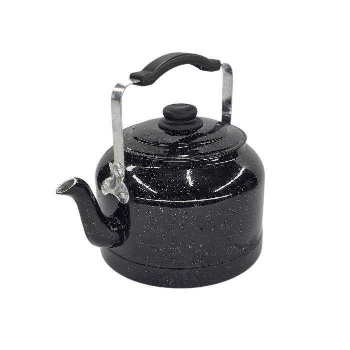 Chaleira De Alumínio Grande 3,0 Litros Nr 20 Com Tala na cor Preta em Oferta na Shopee