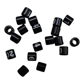 20 Anilhas Marcação fechadas Numerada 2.2mm - Coleiro Bigodinho em Oferta na Shopee