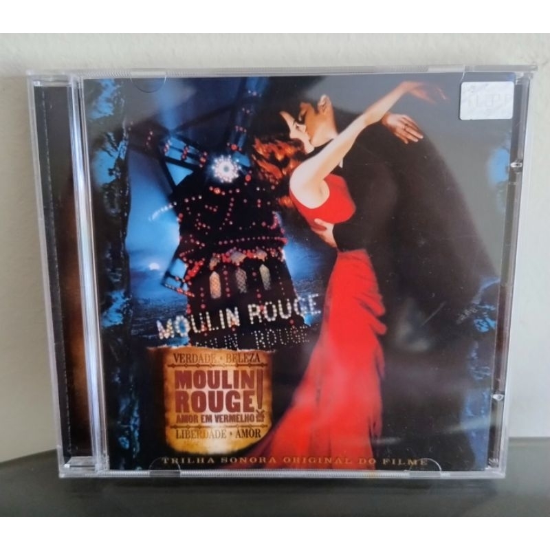 CD + DVD Moulin Rouge - trilha sonora David Bowie com Massive Attack Beck Christina Aguilera Mya - filme Baz Luhrman