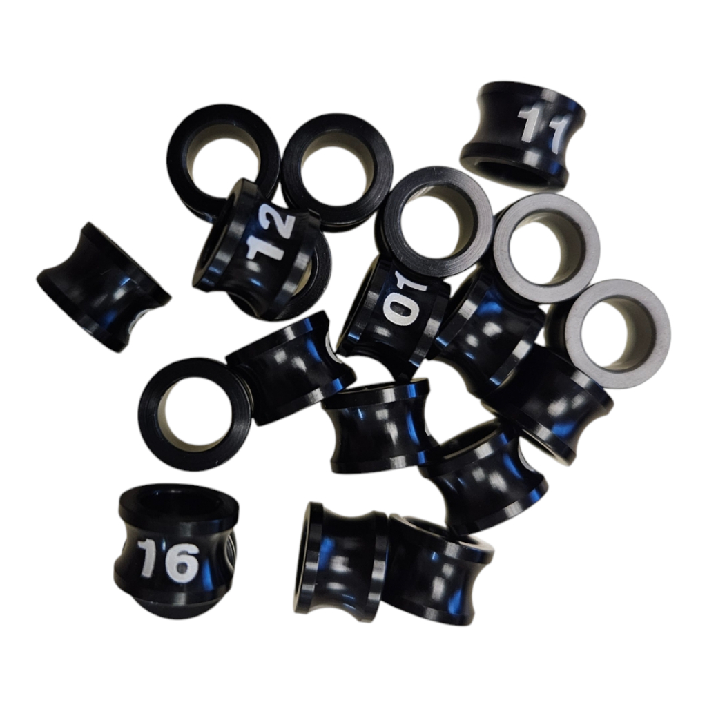 20 Anilhas Marcação Numerada 01 a 20 - 5,5mm - Calopsita/roselas em Oferta na Shopee