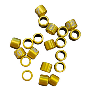 20 Anilhas Marcação Numerada 2.8mm - Azulão - CT em Oferta na Shopee