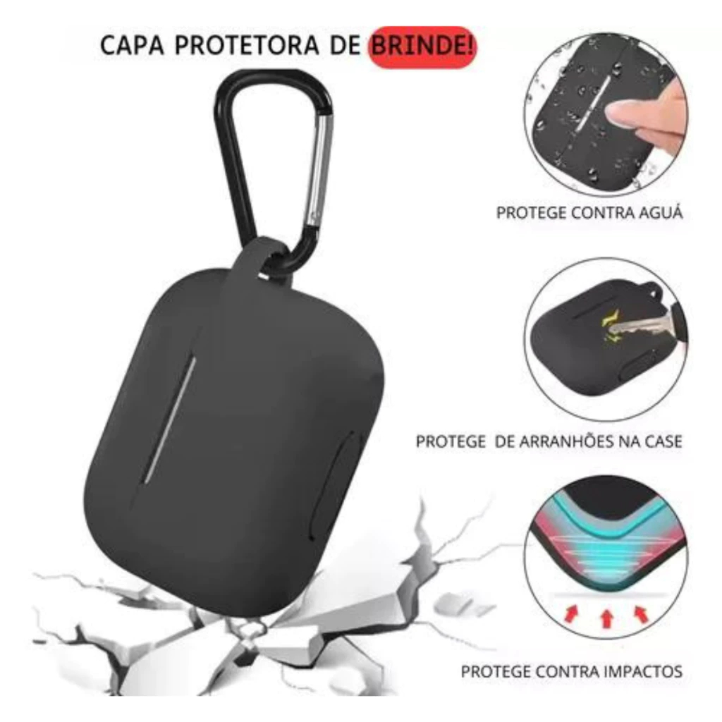 Fone de Ouvido Bluethooth da AGold Original Acompanha um Capa De Silicone Junto FN-BT3