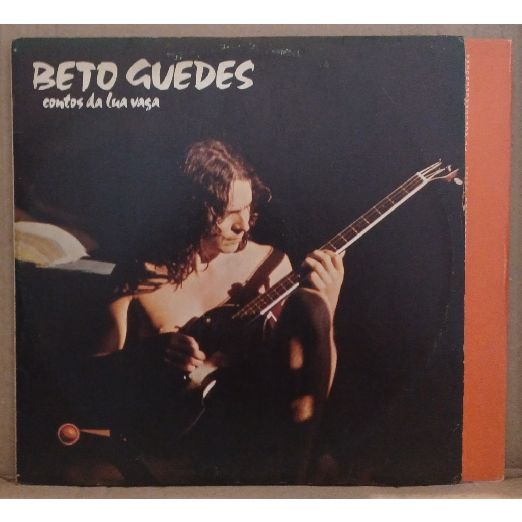 LP Disco De Vinil Beto Guedes - Contos Da Lua Vaga - C/ Encarte LP VG Capa VG Ler Descrição