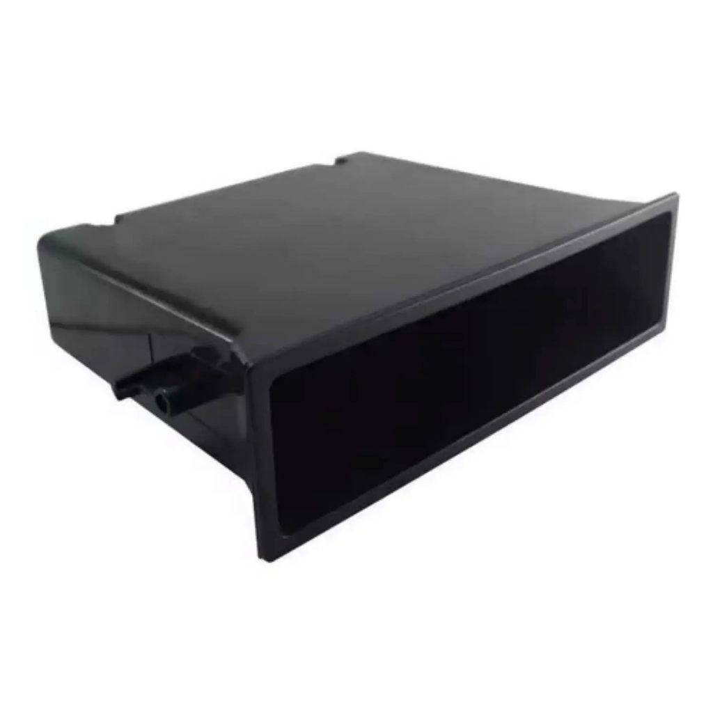 Porta Treco Moldura Porta Objeto para radio carro Gaveta 1din Radio Universal