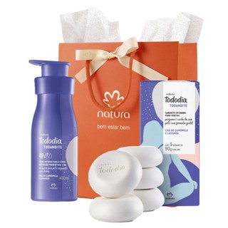 Presente Tododia Natura Hidratante ou Body Splash com Sabonete e sacola