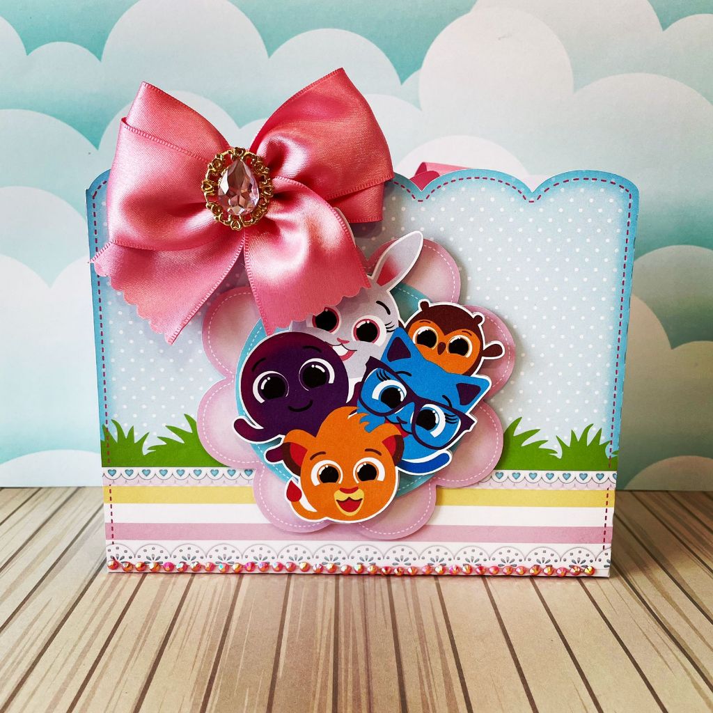10 Sacolas G Personalizadas Bolofofos Lembrancinhas Aniversario Decoração Festa
