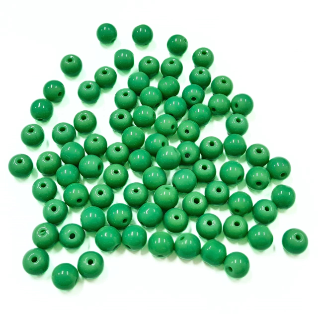 Contas de Porcelana Lisa 8 mm - 100 unidades em Oferta na Shopee