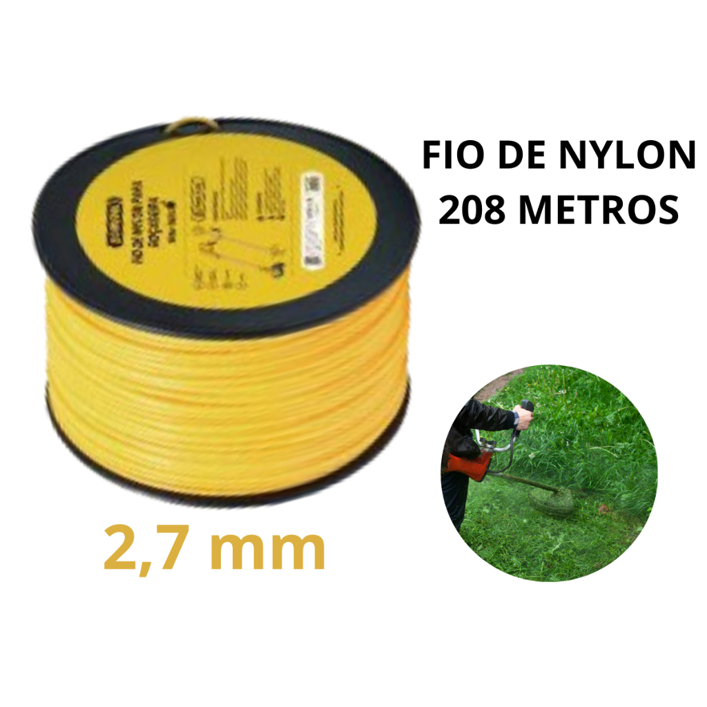 Carretel Nylon para Roçadeira de Grama
