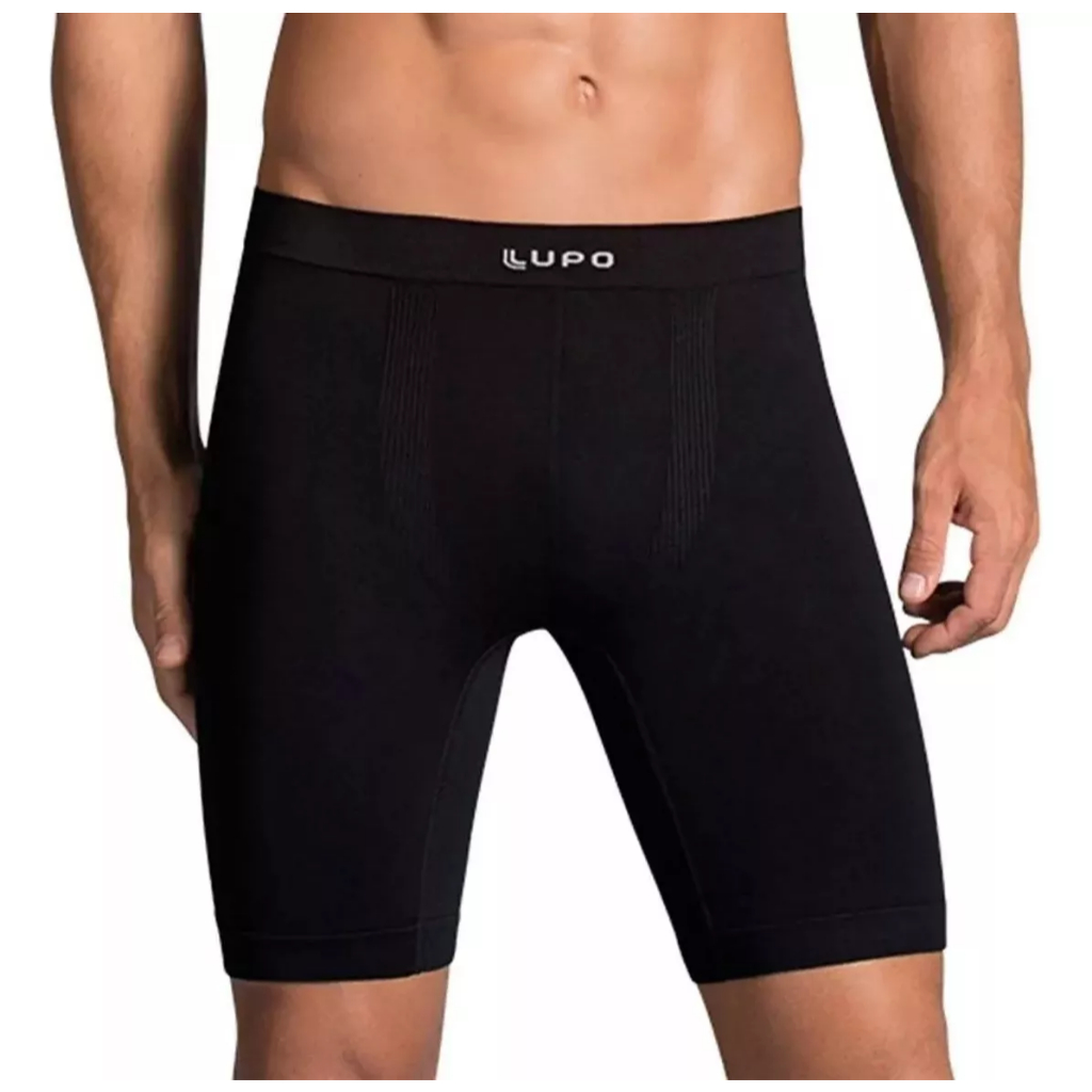 Cueca Lupo Masculina Boxer Long Leg Sem Costura Mi ...
