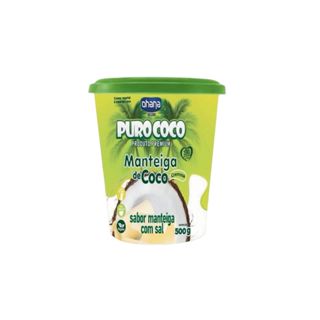 Manteiga Vegetal De Coco Purococo 500g Vegana Zero Lactose, Zero Gordura Trans em Oferta na Shopee