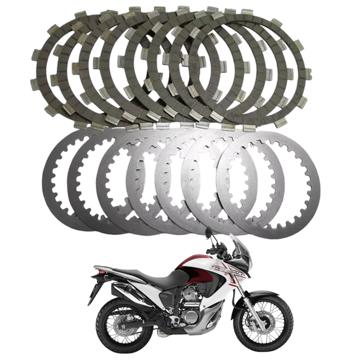 Kit Disco De Embreagem + Separadores Honda Transalp Xl700 Xl 700