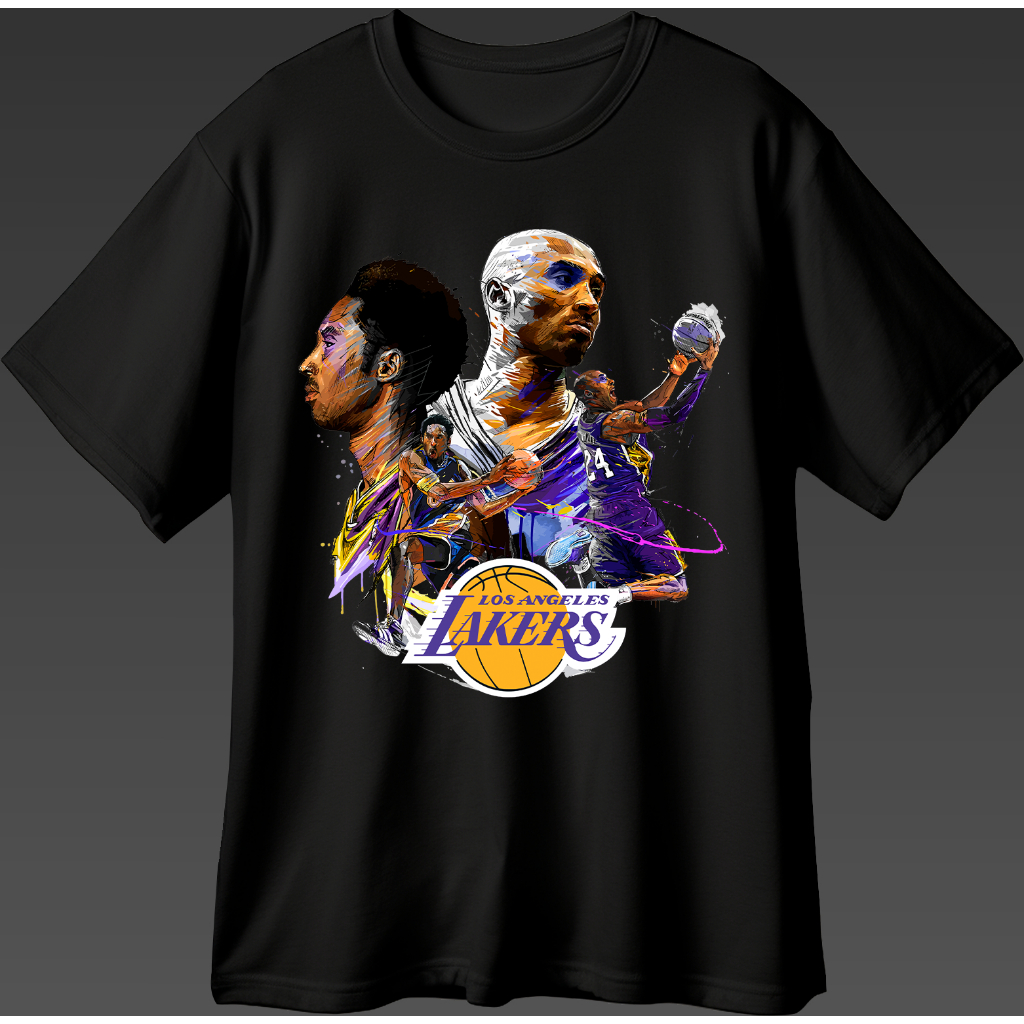 Camisa Kobe Bryant Unissex Basquete Nba Tecido Leve Em Algodão Lançamento Varias Cores Novo