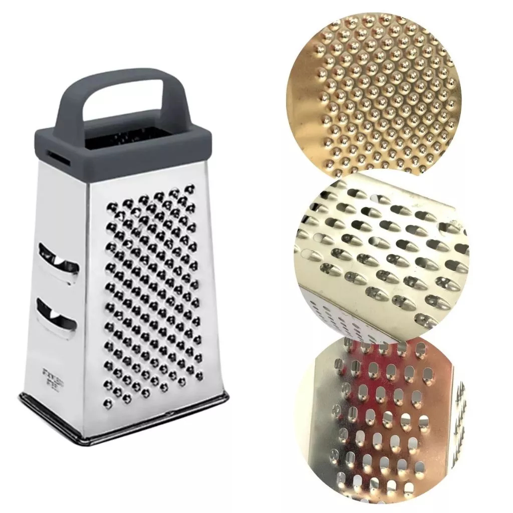 Ralador 6 faces Inox 22cm Original Legumes Queijos Fruta Oferta Grande FATIADOR INOX COM CABO 6 EM 1 em Oferta na Shopee