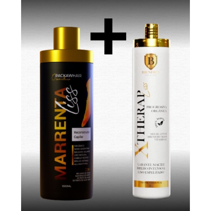 2 Progressivas Sem Formol Orgânica Xtherap Liss Marrenta Liss