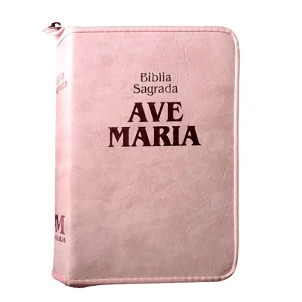Livro Bíblia Sagrada AM Rosa Zíper - Religião e Filosofia