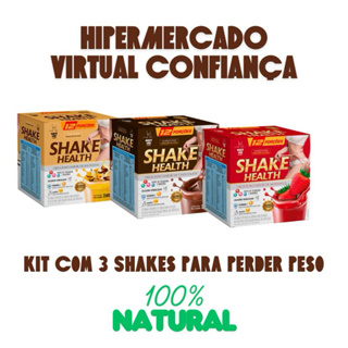 Shake Para Perder Peso Kit com 3 Unidades Morango, Baunilha e Chocolate em Oferta na Shopee