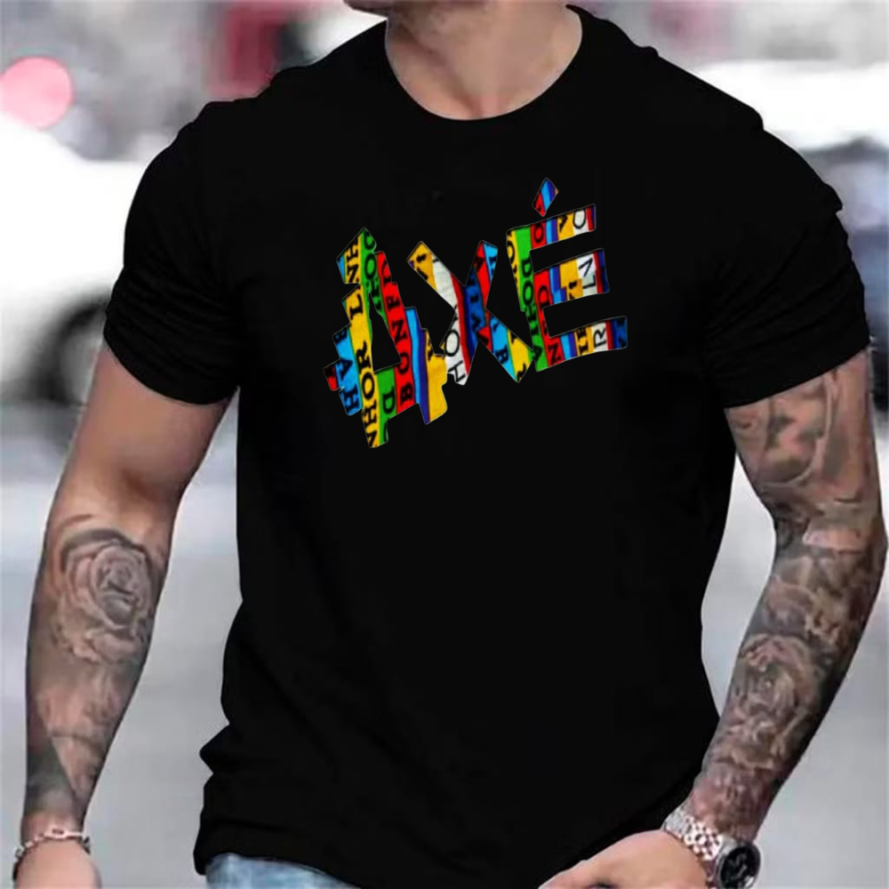Camiseta Unissex Axé Preta Gola Redonda 30.1 Lançamento