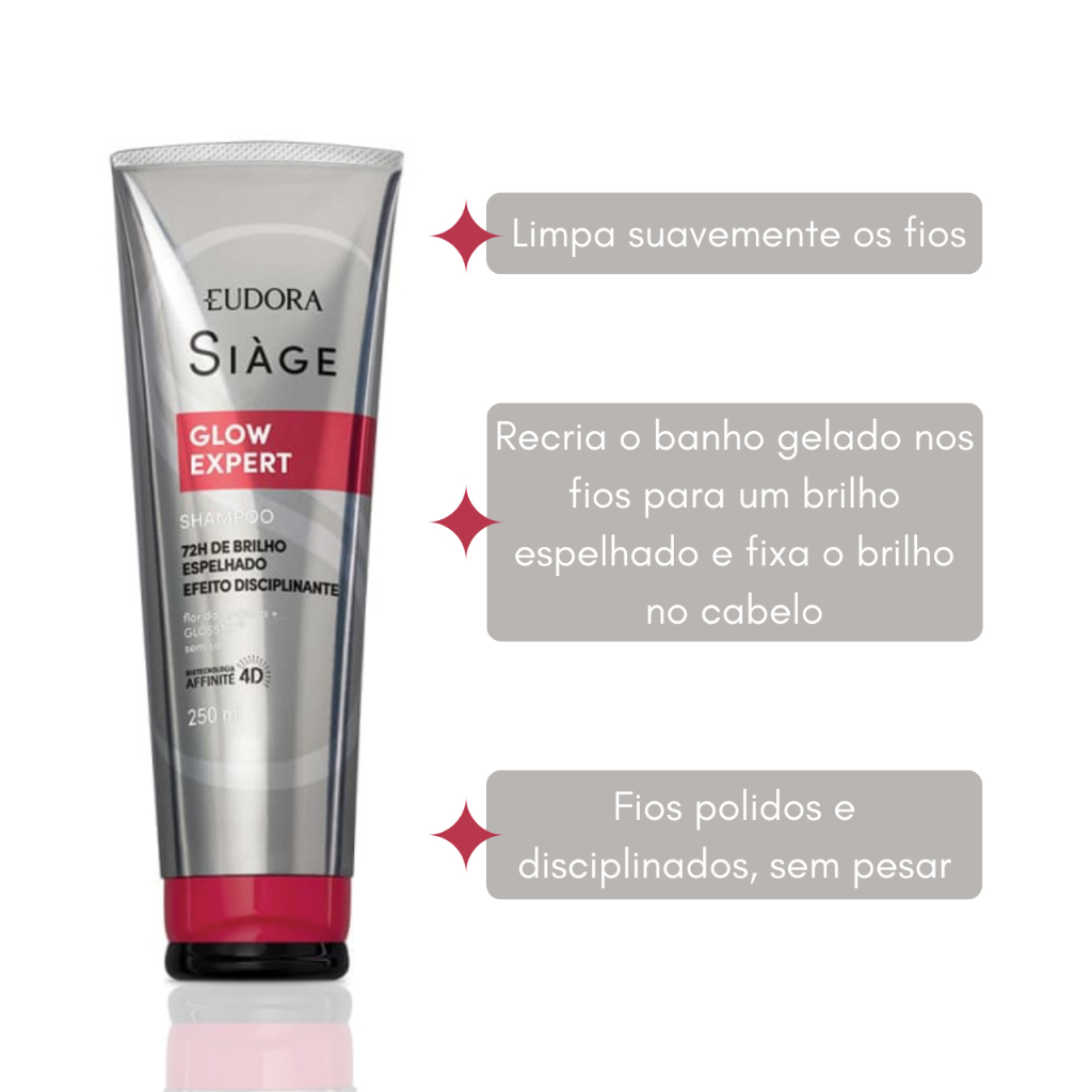 Shampoo Glow Expert Siage Eudora - 250mL