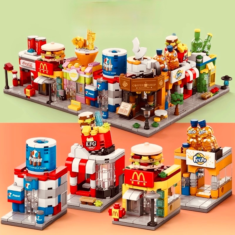 Kit de Mini Blocos – Construção e Decoração para Crianças e Adultos em Oferta na Shopee