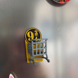 Imã de geladeira, Harry Potter, plataforma 9 3/4, decoração, presente, divertido, criativo. em Oferta na Shopee