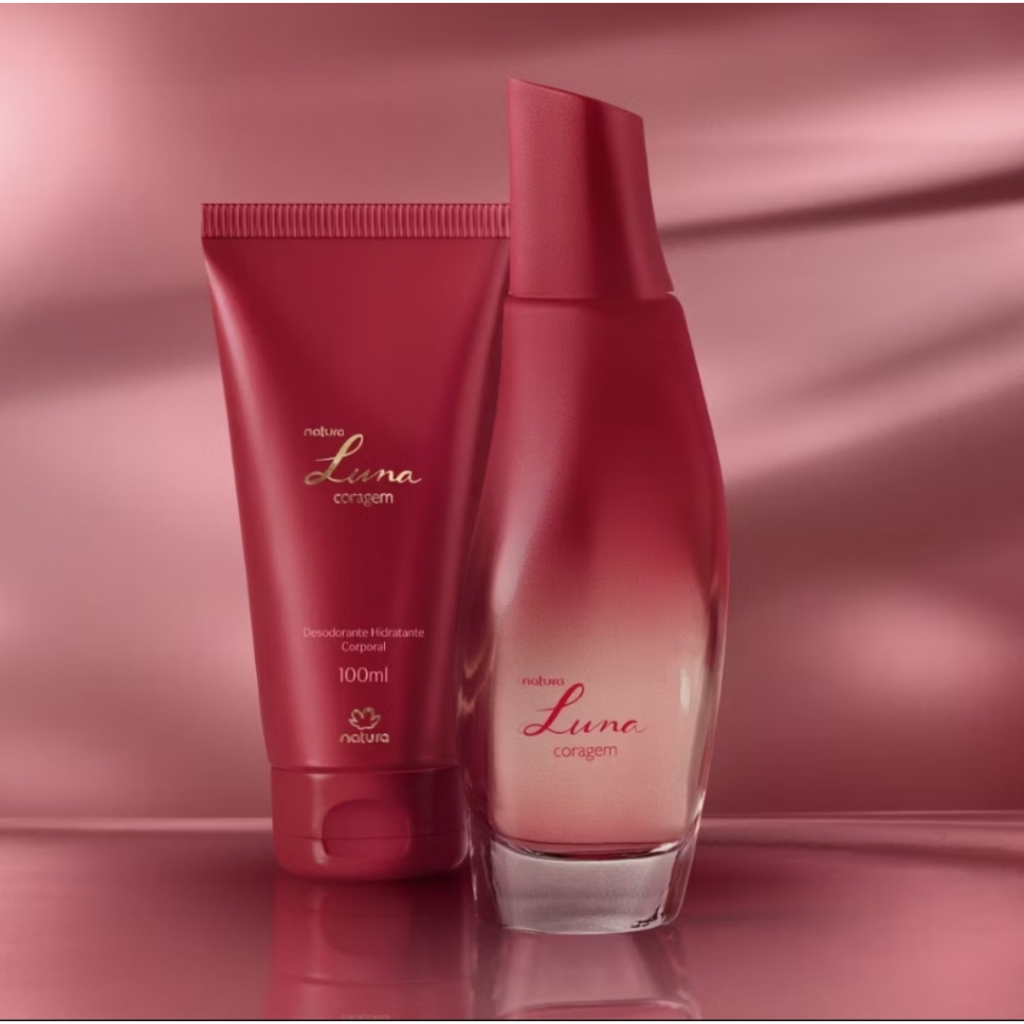 Kit Luna Coragem Natura Colônia 75ml + Hidratante 100ml