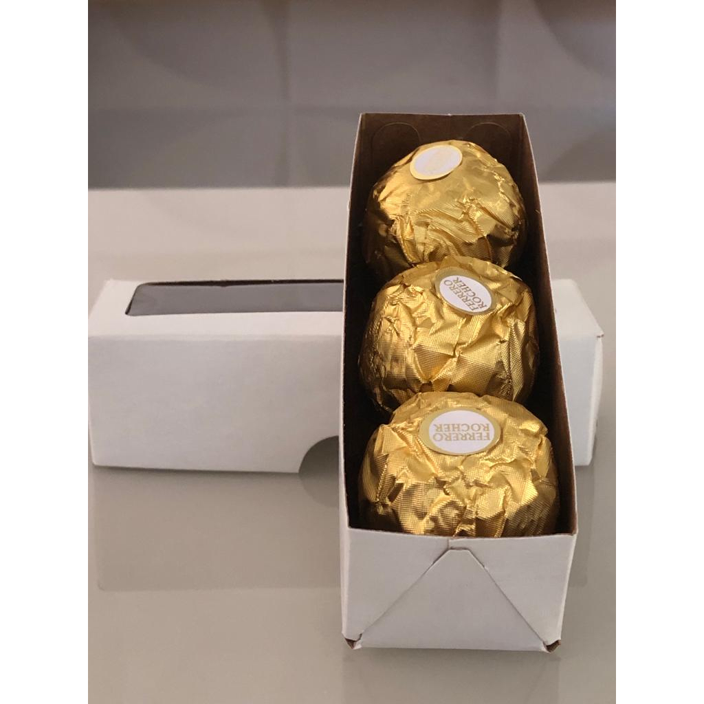 Caixas Em Acetato 11x3.7x3 para 3 Brigadeiros e docinhos em geral