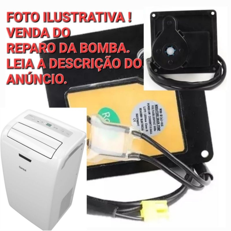 Reparo da Bomba D'água do Dreno Ar Condicionado Portatil Consul
