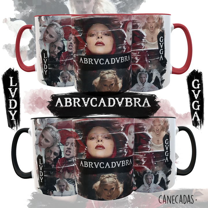 Caneca Pop Diva - Lady Gaga Abracadabra - Novo Single Abracadabra