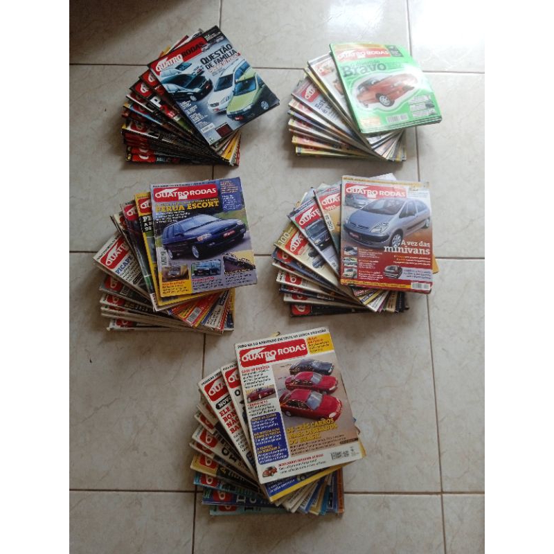 Coleção Revistas 4 quatro rodas.