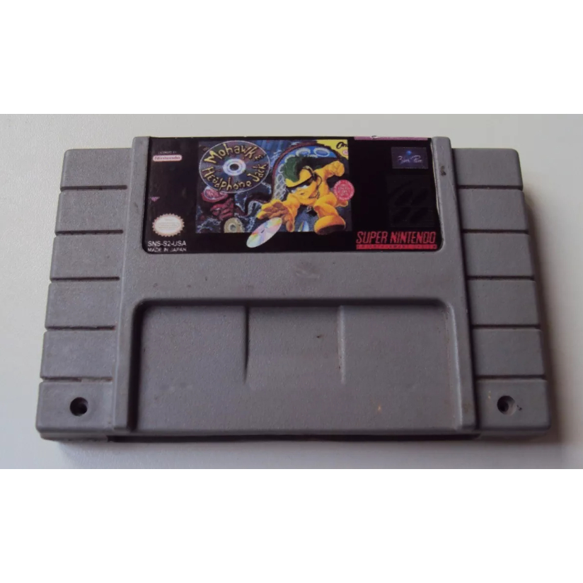Mohawk & Headphone Jack Para Super Nintendo - Funcionando - Usado