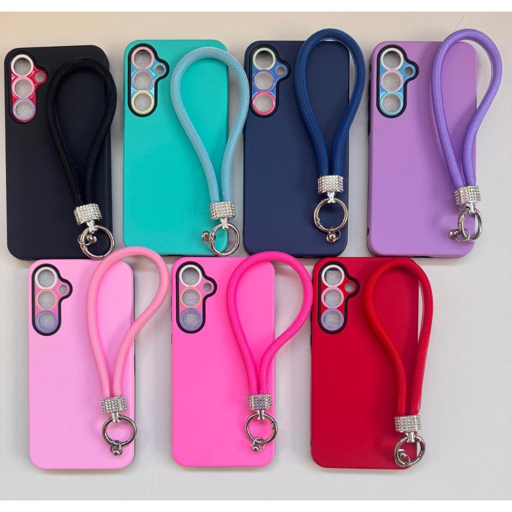 Capa Anti Shock ipacto Laço com Corrente Para Samsung A03 Core A05 A05S A06 A14 A15 A16 A25 A34 A35 A55  041SM - CP 041