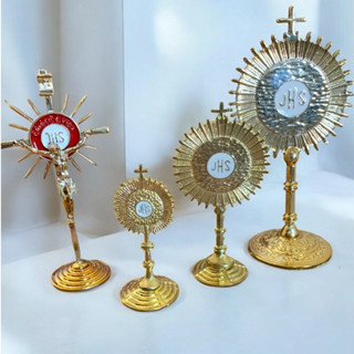 Ostensório de Mesa Dourado JHS Eucaristia Enfeite Decoração em Oferta na Shopee