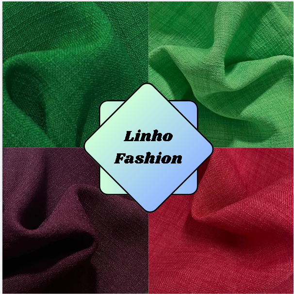 Linho Fashion (4m x 1,5m) 100% Poliéster (vestidos, camisas, saias, calças, cortinas,  e capas de almofadas)
