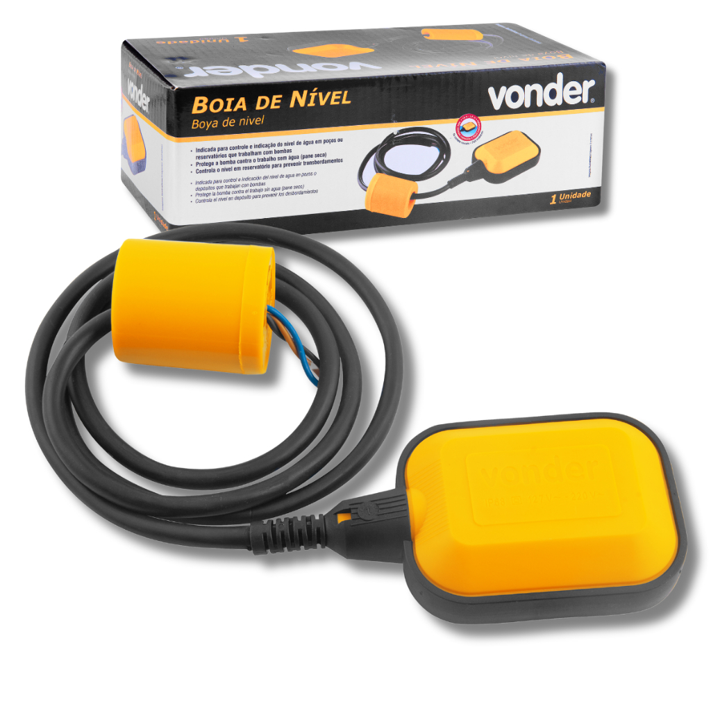 Boia Elétrica Automática De Nível Para Caixa D'água Poço 15A Bivolt Vonder