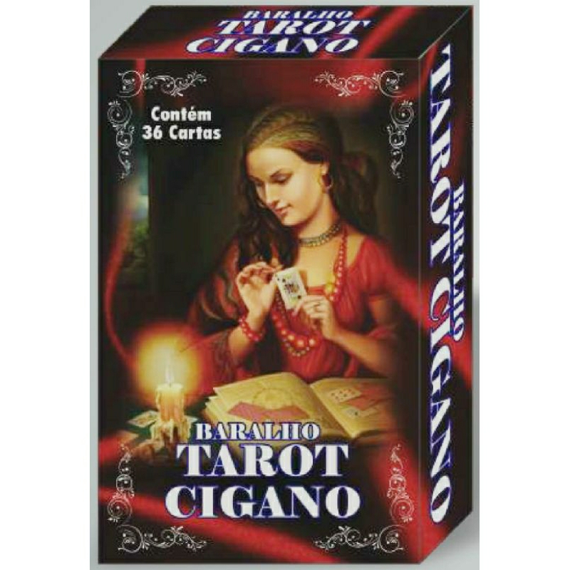 Baralho Tarot Cigano 36 Cartas Com Manual Explicativo Umbanda Candomblé Tarô Tarôt Taro Pomba Gira Cartomante Taróloga