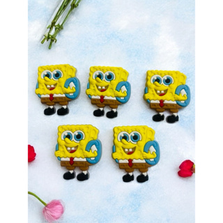 Aplique Emborrachado Infantil Bob Esponja Mochilinha Laços Tiaras Prendedores Artesanato DIY em Oferta na Shopee