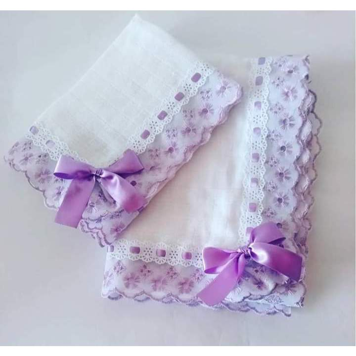 Kit fralda lesse 02 peças Lilás em Oferta na Shopee