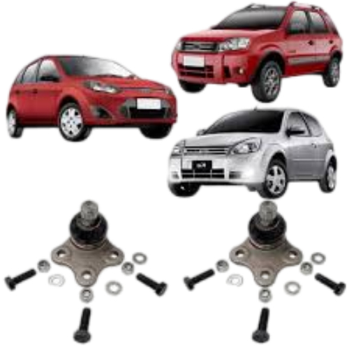 PAR PIVO ECOSPORT 2003 À 2012 /FIESTA 2002 À 2014 /KA 2008 À 2013 COM PARAFUSOS E PORCAS em Oferta na Shopee
