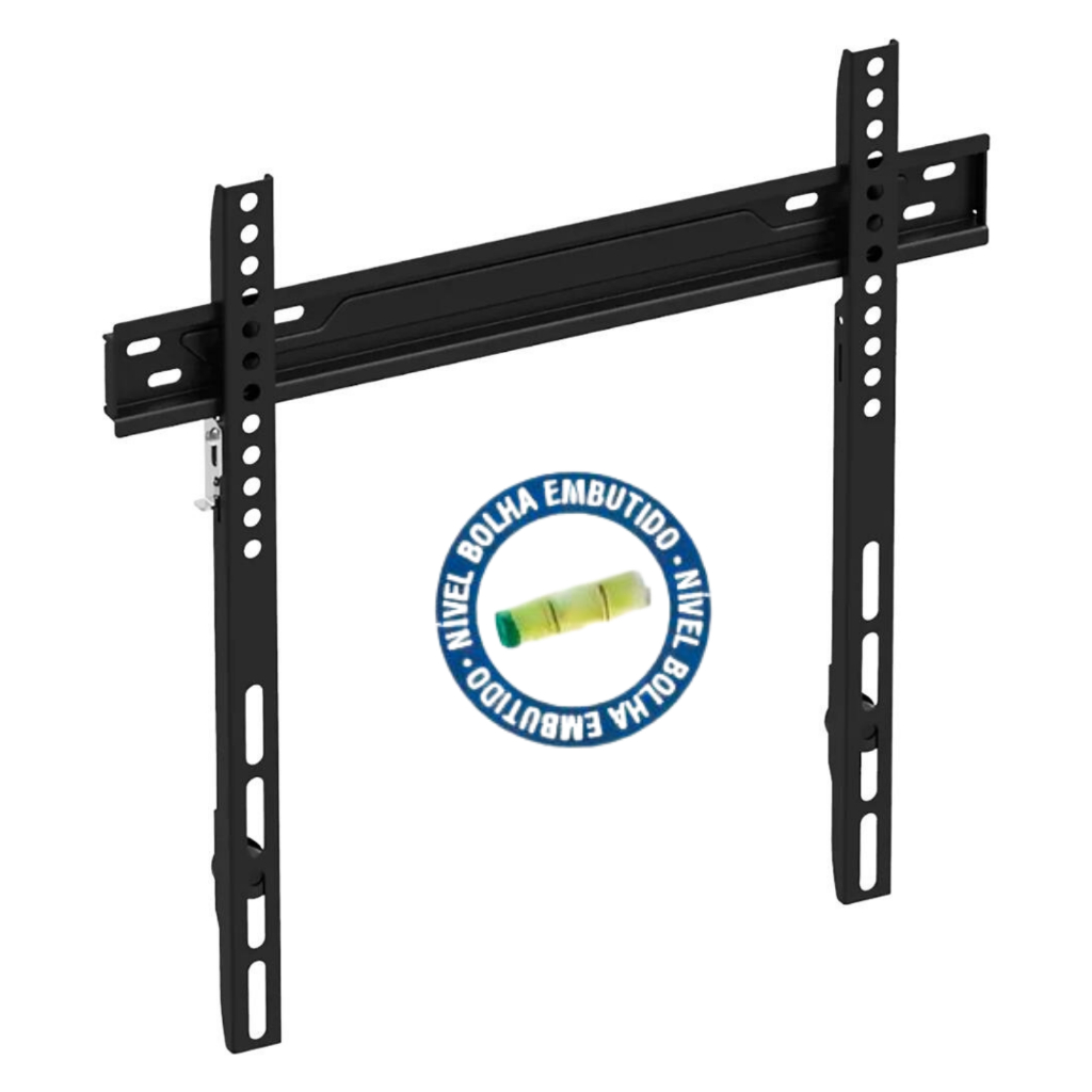 Suporte Tv Universal Fixo Painel Televisão Led Lcd 32 À 65 Polegadas 32 42 43 50 55 65 Preto QLED OLES Plasma