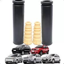 Kit Batente e Coifa Amortecedor Traseiro Fiesta 2002 a 2014 Ecosport 2003 a 2012 Supercharge 1.0 8V