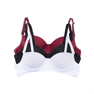 Kit 3 Sutiã Infantil Bojo Liso Microfibra em Oferta na Shopee