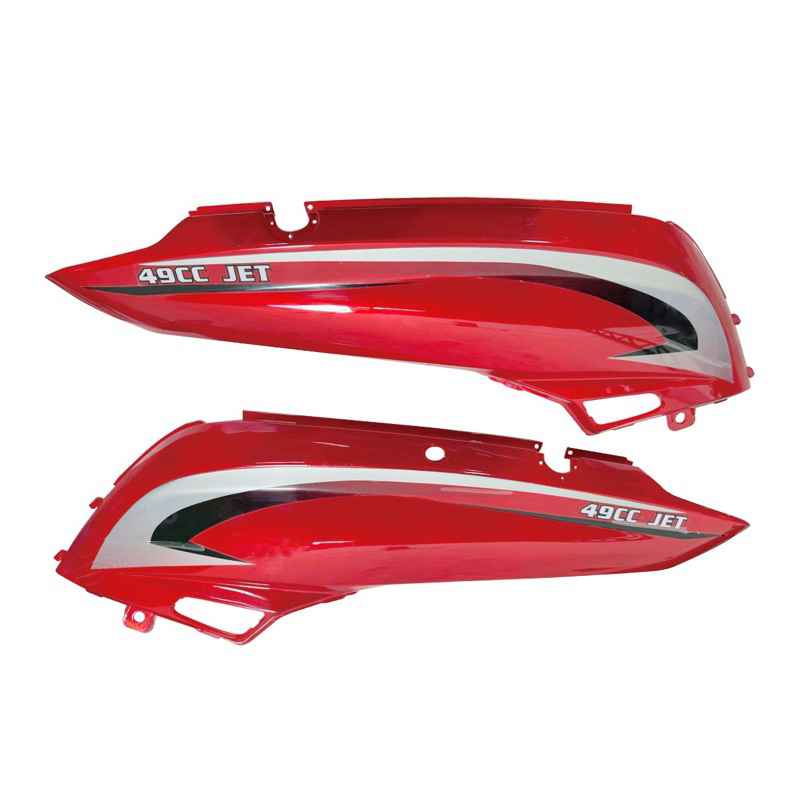 Kit Carenagem Rabeta Lateral Shineray Jet50 Vermelha