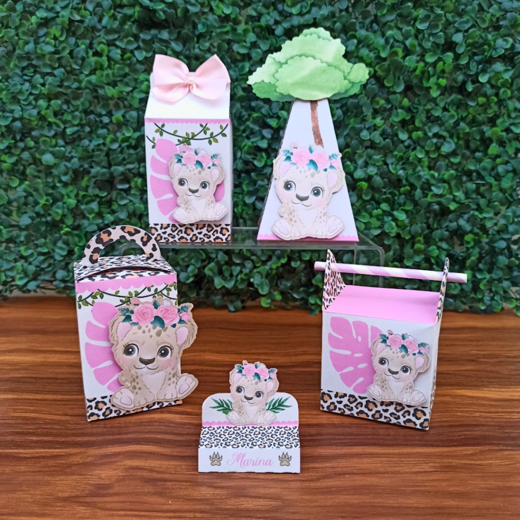 Kit Festa: Lembrancinhas Personalizadas Oncinha - Kit Só Um Bolinho - Papelaria Personalizada Aniversário Festa Infantil