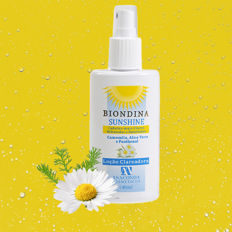 Biondina Clareador Reflexos Naturais Loção Clareadora 140ml Anaconda em Oferta na Shopee